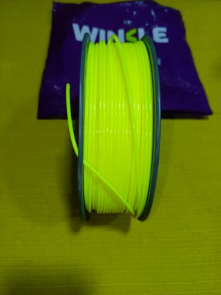 Filamento Winkle PLA-HD 2.85mm Fluor Yellow