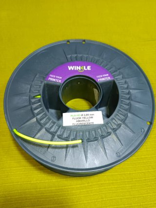 Filamento Winkle PLA-HD 2.85mm Fluor Yellow
