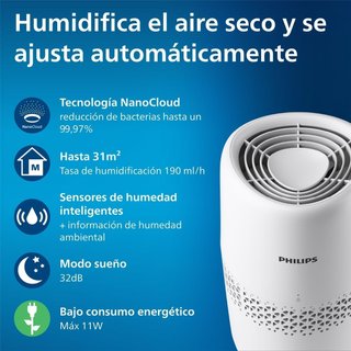 Philips Serie 2000 humidificador aire 2L