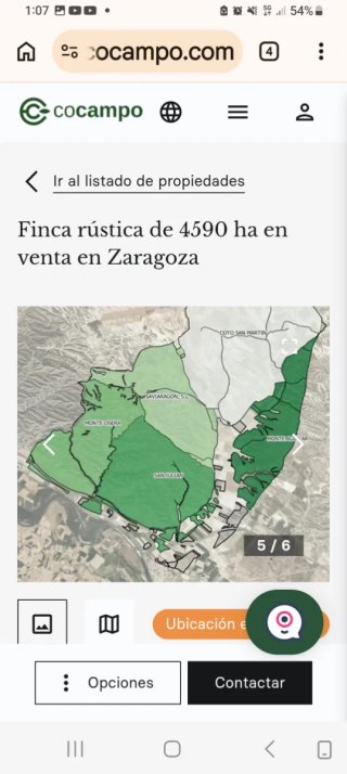 Finca Rústica Zaragoza 4590 Hectáreas