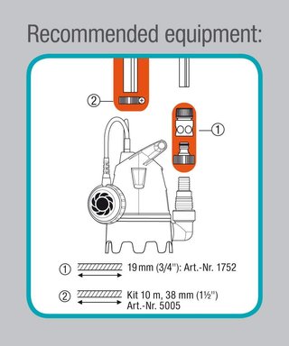 Gardena Bomba sumergible 10500 l/h Basic