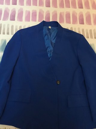 Giacca donna blu elettrico Nuova