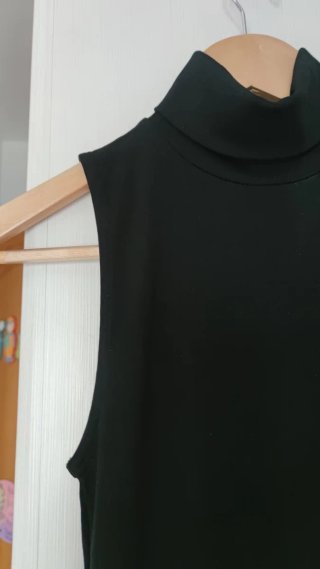 Vestido negro ajustado Zara Talla S