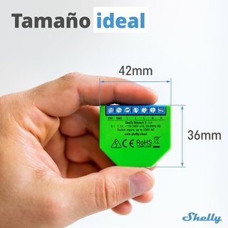 Shelly Dimmer 2 atenuador WiFi 110-230V Alexa