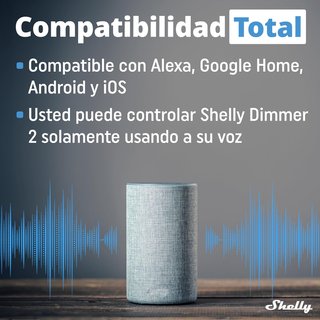 Shelly Dimmer 2 atenuador WiFi 110-230V Alexa