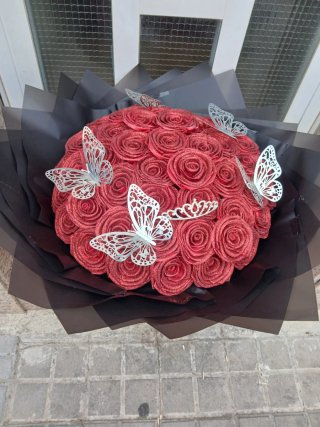 Ramo de rosas eternas grande