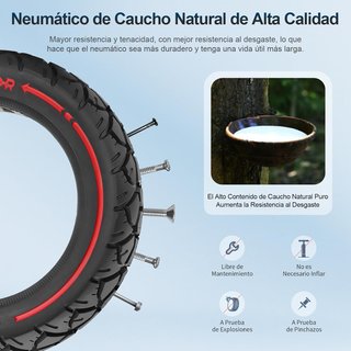 Pneumatici solidi 10x2.7 per scooter KuKirin G3