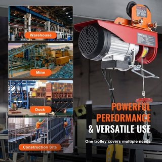 VEVOR Carro portapolipasto acero ajustable 0,5T