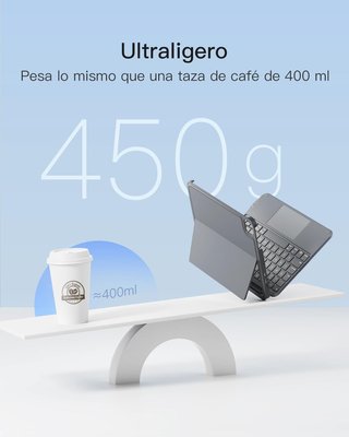 - Inateck teclado ultraligero desmontable iPad