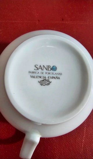 Juego Café/Té Porcelana Vintage SANBO Valencia