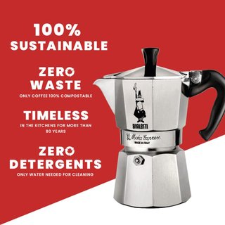 Bialetti cafetera italiana espresso moka [N3QJ]