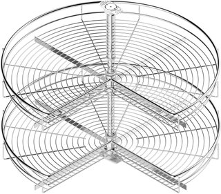 - Bandejas giratorias metálicas para cocina