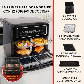 - Breville freidora aire doble digital 11L