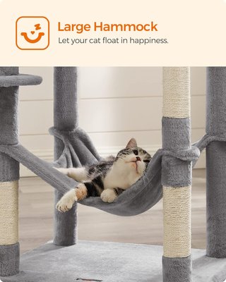 - Feandrea árbol gatos rascador plataformas cuev