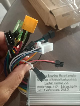 Controlador Motor Brushless Onda Senoidal 25A