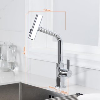 Ibergrif Grifo Cocina Extraible 3 Modos M22145