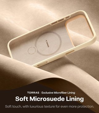 TORRAS Ostand funda silicona iPhone 17 Pro Max