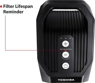 Toshiba purificador aire filtro HEPA carbón