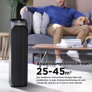 Toshiba purificador aire filtro HEPA carbón