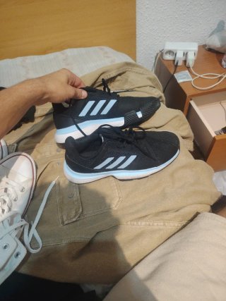 Zapatillas Adidas Negras y Azules