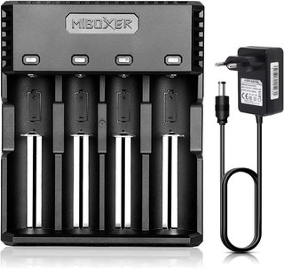 Cargador batería rápida con pantalla LCD