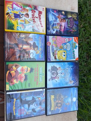 Lote 9 Películas DVD Infantiles y Familiares