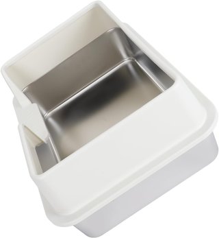 Caja para gatos acero inoxidable tapa