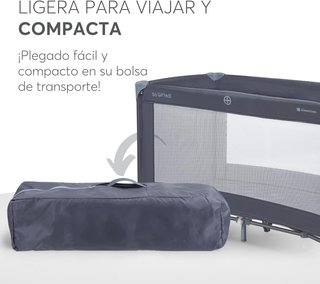 kikka boo cuna de viaje plegable ligera segura