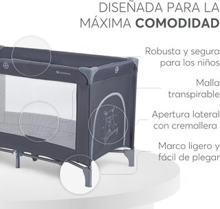 kikka boo cuna de viaje plegable ligera segura