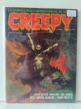 CREEPY NUMERO 6 COMO NUEVO