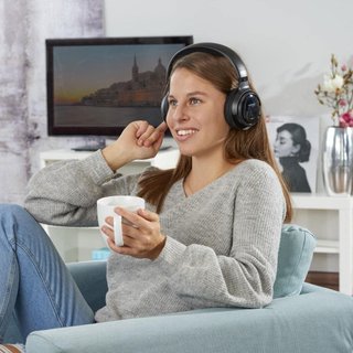 THOMSON auriculares inalámbricos UHF carga