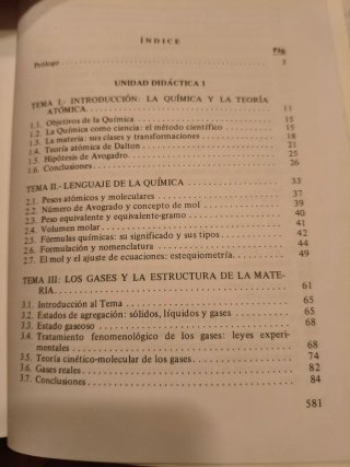 Química general. 1 y 2