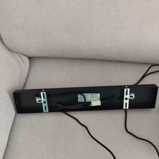 Lámpara de techo salón beige y negro