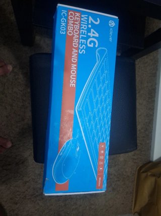 iClever Teclado y Ratón Inalámbrico 2.4G