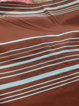 Funda Nórdica Rayas Marrón/Azul Cama 180/200