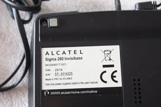 Teléfono inalámbrico Alcatel negro