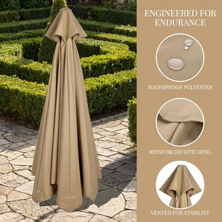 Toldo repuesto paraguas patio 3m resistente