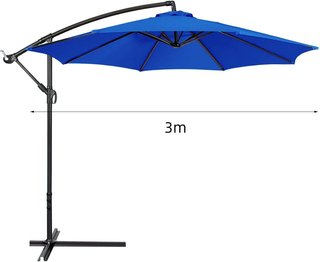 Toldo repuesto paraguas patio 3m resistente