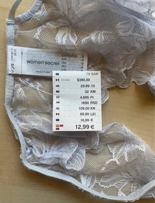 Braguita Brasileña Women'secret Encaje