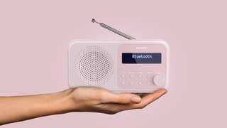 Sharp radio digital portátil bluetooth rosa