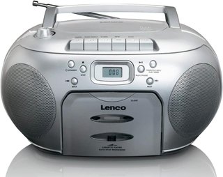 Lenco radio portátil cd casete música