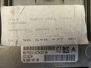 CENTRALITA MOTOR UCE PEUGEOT 308 9HX 9664843780