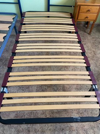 Somier metálico y de madera