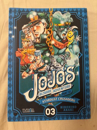 Pack de mangas de Jojo’s Stardust crusaders (1-8)