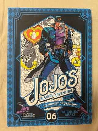 Pack de mangas de Jojo’s Stardust crusaders (1-8)