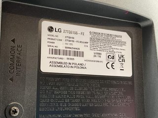 televisor led 27” lg 27tq615s-pz smart tv