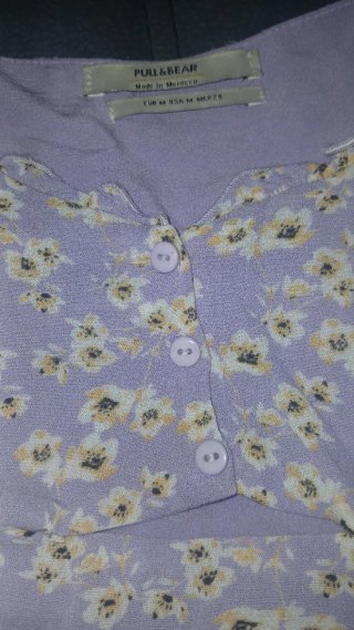 Vestido lila floral