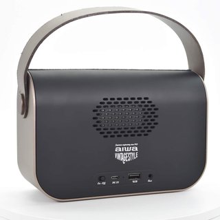Aiwa radio altavoz portátil bluetooth manos