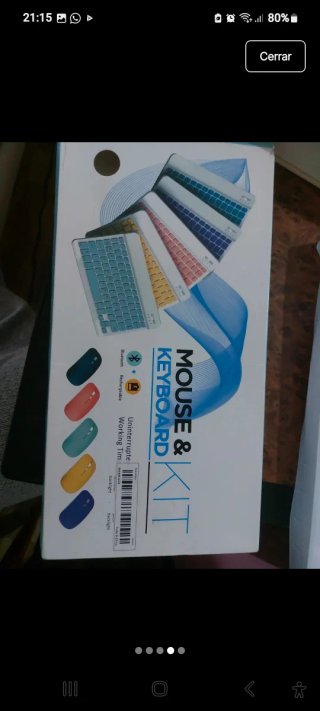 Kit Teclado y Ratón Inalámbrico Bluetooth