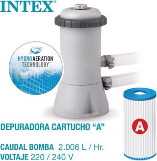 Piscina estructura metálica pvc gran capacidad